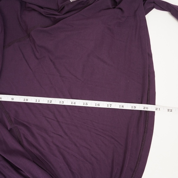 NWT $160 Theory Dark Purple Long Sleeve Cardigan Size P - Picture 8 of 8